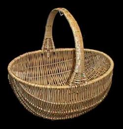 Single Oval basket