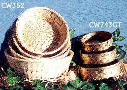 Round Willow & Oval Gold