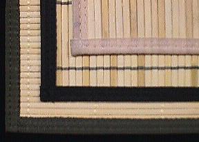 assorted bamboo mats colours available