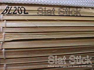 BL202 SLAT BAMBOO STICK BLINDS