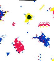 BLUE, PINK, GREEN & YELLOW