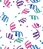 BLUE, PINK, GREEN & PURPLE