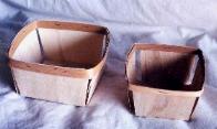 wood berry baskets