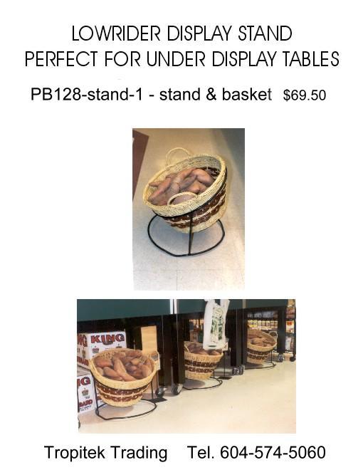 wire stand with PB128 basket